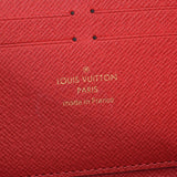LOUIS VUITTON Louis Vuitton Portofeuil Clemence 14137 brown gold metal fittings Unisex Damier canvas long wallet N60534 used