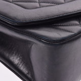 CHANEL Chanel Diana 14143 Black Gold Hardware Ladies Lambskin Shoulder Bag Used