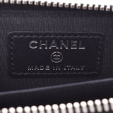 CHANEL CHANEL MATRASSE Coco Mark Black Silver Hardware Ladies Calf Coin Case Used