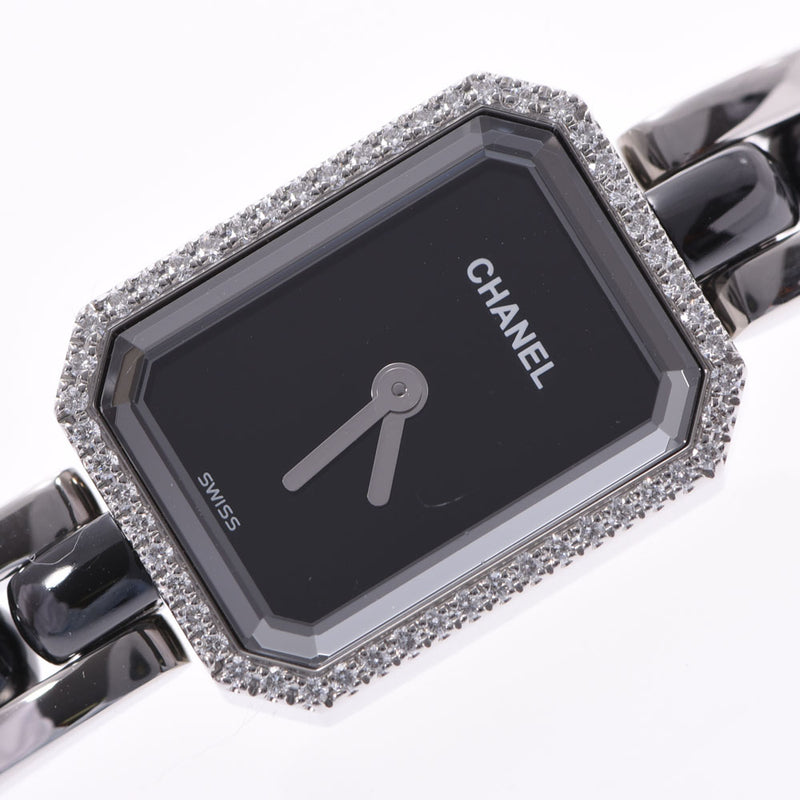 シャネルプルミエール ベゼルダイヤ レディース 腕時計 H2163 CHANEL 