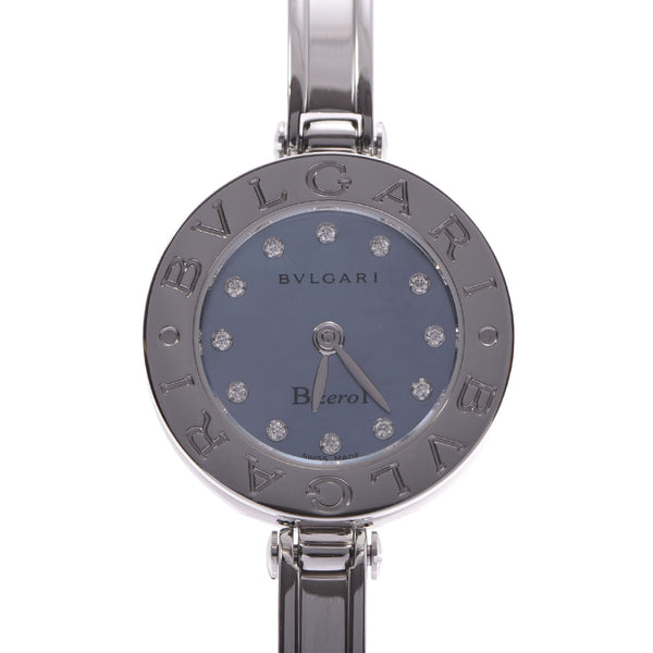 BVLGARI Burghali B-ZERO Bangwatch Watch 12P Diamond, BB22S Ladies, Clock, Cloutz, Blue Shell, Class A, Class A Used Ginzo.