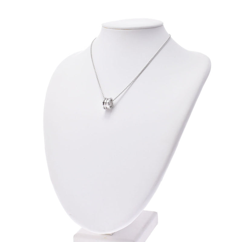 BVLGARI B-ZERO Ladies K18 White Gold Necklace Used