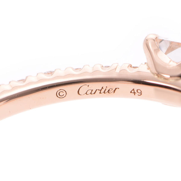 CARTIER カルティエエタンセルソリテールリング ＃49 
 レディース PG/ダイヤ リング・指輪
 8.5号 
 中古