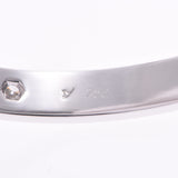 CARTIER Bracelet #16 Ladies K18 White Gold Diamond Bracelet Used