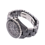 CHANEL シャネル J12 33mm 12Pダイヤ H1625 ボーイズ 黒セラミック/ダイヤ 腕時計 クオーツ 黒文字盤 Aランク 中古 銀蔵