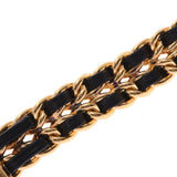 CHANEL Chanel Premier Size M H0001 Ladies GP/Leather Watch Quartz Black Dial B Rank Used Ginzo