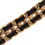 CHANEL Chanel Premier Size M H0001 Ladies GP/Leather Watch Quartz Black Dial B Rank Used Ginzo