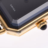 CHANEL Chanel Premier Size M H0001 Ladies GP/Leather Watch Quartz Black Dial B Rank Used Ginzo