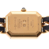 CHANEL Chanel Premier Size M H0001 Ladies GP/Leather Watch Quartz Black Dial B Rank Used Ginzo