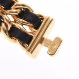 CHANEL Chanel Premier Size M H0001 Ladies GP/Leather Watch Quartz Black Dial B Rank Used Ginzo