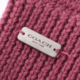 COACH コーチ スマホ対応 グローブ アウトレット ピンク レディース アクリル67％ ウール27％ 手袋 未使用 銀蔵