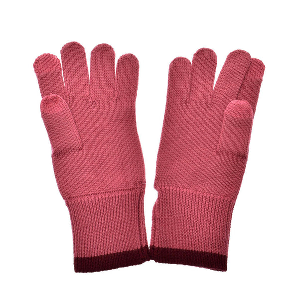COACH Coach Smartphone compatible gloves Outlet pink F76490 Ladies 67% acrylic 27% wool Unused gloves Ginzo