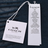 COACH教练签名绿色,Unisex羊毛,95%羊绒,5%马勒F76057