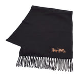 Coach black Unisex cashmere muffler f76393