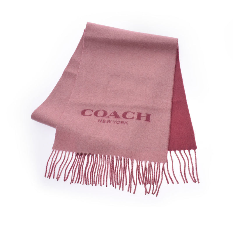 教练教练粉红色女装羊毛95%羊绒5%消声器F56209