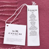 Coach Pink Ladies Wool 95% Cashmere