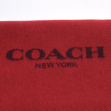 COACH コーチ 
 赤 ユニセックス ウール95％ カシミヤ5％ マフラー
 F56209