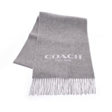 95% of 5% of COACH coach gray unisex wool cashmere muffler F56209