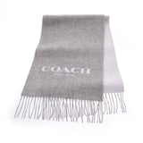 95% of 5% of COACH coach gray unisex wool cashmere muffler F56209