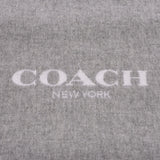 95% of 5% of COACH coach gray unisex wool cashmere muffler F56209