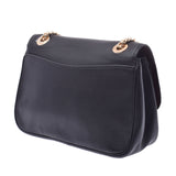 COACH coach chain shoulder bag outlet black X gold metal fittings Lady's leather shoulder bag F34828