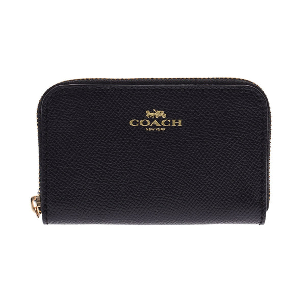 COACH Coach Outlet Black Unisex Coin Case F27569