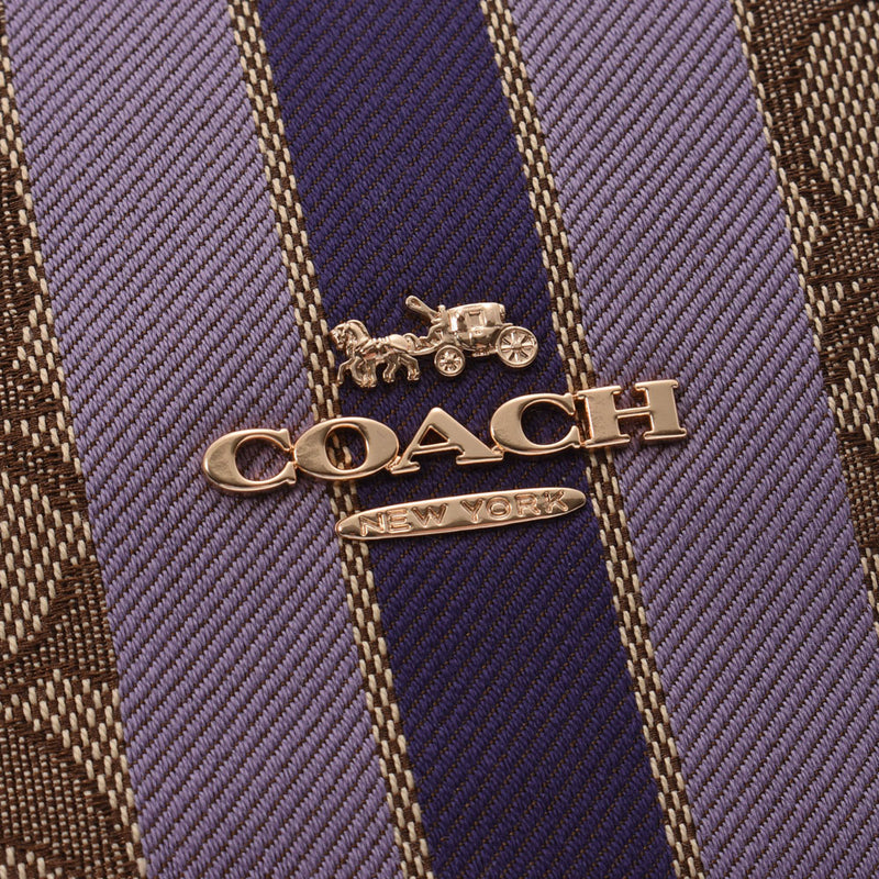 COACH コーチシグネチャー アウトレット 
 ベージュ レディース キャンバス/レザー ショルダーバッグ
 F39042