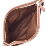 COACH Coach Signature Flat Outlet Beige/Brown Unisex PVC/Leather Shoulder Bag F29210
