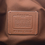 COACH コーチシグネチャー フラット アウトレット 
 ベージュ/茶 ユニセックス PVC/レザー ショルダーバッグ
 F29210