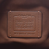 COACH 教练签名平棕色 F29210 中性 PVC/皮革肩包未使用银仓库
