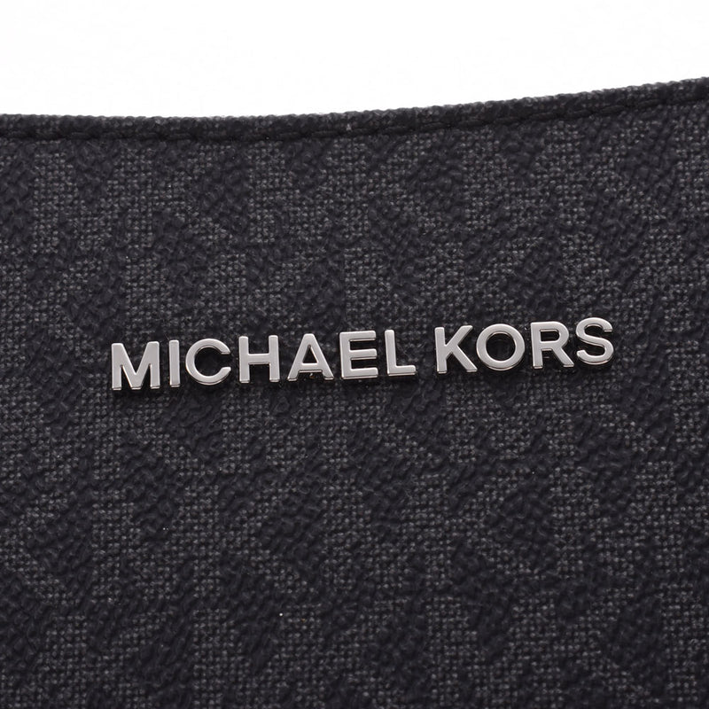 Michael Kors マイケルコースジェット セット トラベル ラージ 
 黒 シルバー金具 ユニセックス メッセンジャーバッグ
 35F8STVM7B