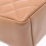 CHANEL Chanel chain tote 14143 beige x gold hardware women's caviar skin tote bag used