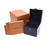 LOUIS VUITTON Louis Vuitton Tunbourg Q1111 Men's SS/Leather Watch Quartz Brown Dial A Rank Used Ginzo