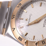 OMEGA オメガコンステレーション 1372.30 Lady's YG/SS watch quartz white clockface AB rank used silver storehouse