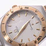 OMEGA オメガコンステレーション 1372.30 Lady's YG/SS watch quartz white clockface AB rank used silver storehouse