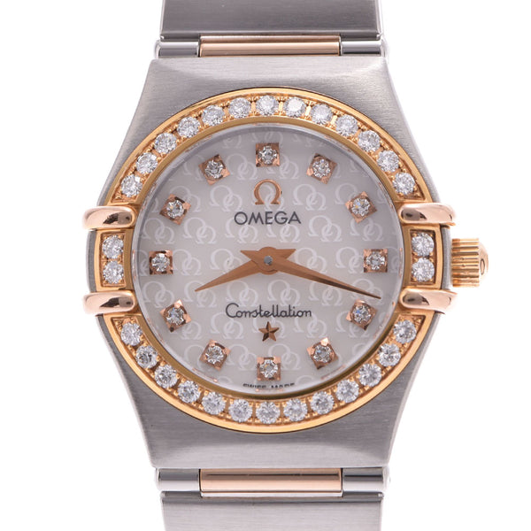 Omega Omega Constellation 12p diamond bezel Diamond Ladies YG / SS / Diamond Watch