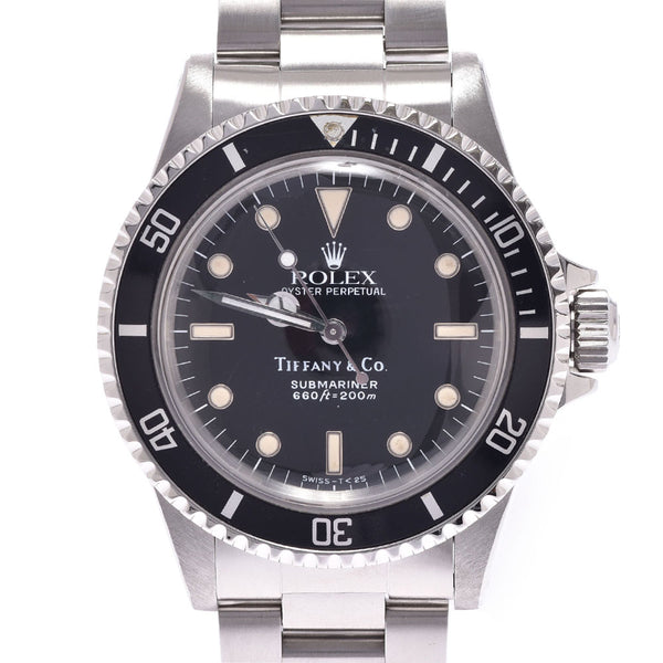 ROLEX Rolex Submariner Dome Windshield Bordered 5513 Men's SS Watch Automatic winding Black Dial AB Rank Used Ginzo