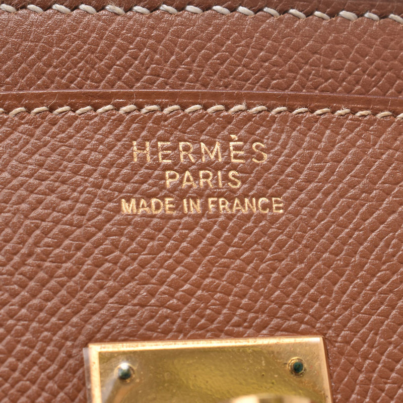 HERMES エルメスバーキン35 
 ゴールド ゴールド金具 □D刻印(2000年頃)刻印 ユニセックス クシュベル ハンドバッグ
 
 中古