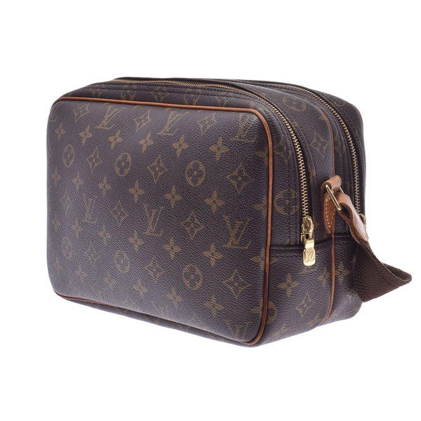 Louis Vuitton reporter PM 14145 brown gold hardware Unisex Monogram canvas shoulder bag m45254