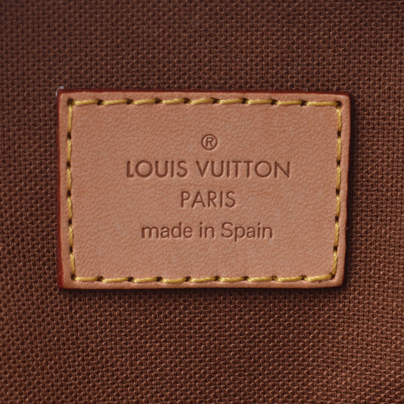 LOUIS VUITTON路易威登Pochette Ganju 14145棕色中性Monogram帆布手提包M51870二手