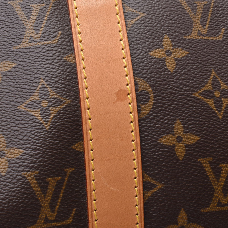 Louis Vuitton kepolel 50 Monogram Brown Unisex Monogram canvas Boston Bag
