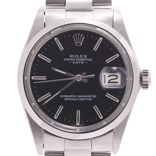 ROLEX: Rorex, Oysterpa, Pechualdet, 1,500 Boys, watch, automatic, black, black, A-rank, used, used, silver.