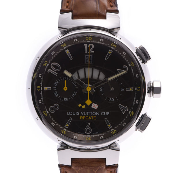 Louis Vuitton Tambour Chronograph Regate, Ref Q1021, Men's, Stainless  Steel, 2014