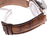 路易威登路易威登不倒翁计时码表帆船赛LV杯Q1021男式SS/皮革手表自动绕组棕色表盘AB排名二手银