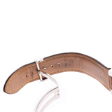 路易威登路易威登不倒翁计时码表帆船赛LV杯Q1021男式SS/皮革手表自动绕组棕色表盘AB排名二手银