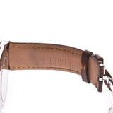 路易威登路易威登不倒翁计时码表帆船赛LV杯Q1021男式SS/皮革手表自动绕组棕色表盘AB排名二手银