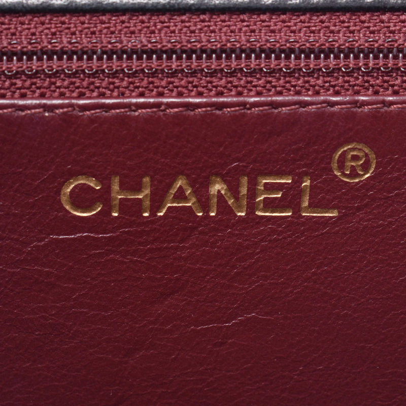 CHANEL Chanel Chain Shoulder Push Lock Single Flap 14143 Black x Gold Hardware Ladies Lambskin Shoulder Bag Used
