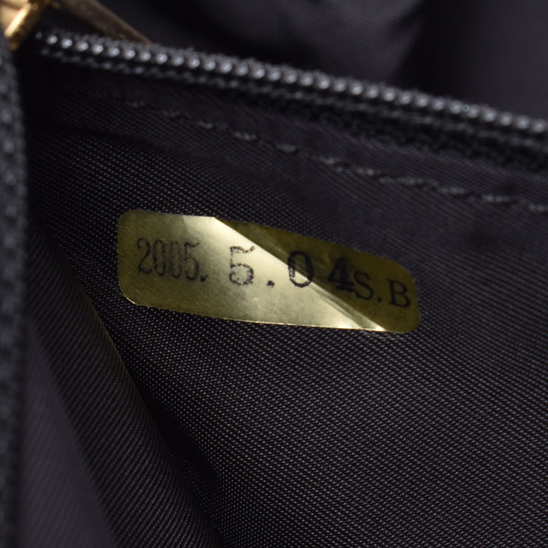 CHANEL Chanel, Newt, New Label Line, MM, Black Ladies, Nylon Tot Bag, Used.