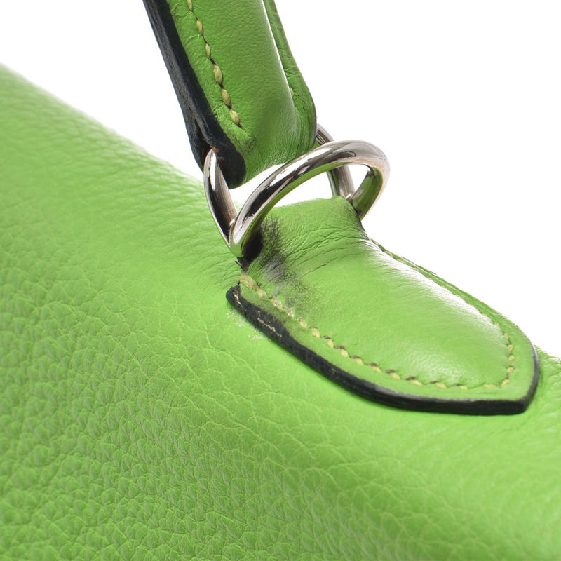 HERMES Hermeskerie 35, Apple Green Silver, Gold, Gold, Gold, Gold, and Unex (circled around 2003) inscribed with unsex tron clemance handbags.