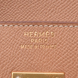 HERMES Hermes Birkin 30 Natural Gold Hardware □B stamped (around 1998) stamped Ladies Kushbell handbag used